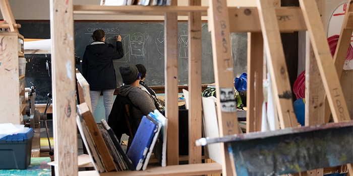 And the Public Art Lab generates commissioned works such as large-scale public art pieces and high-end products like custom-painted Adirondack chairs.​