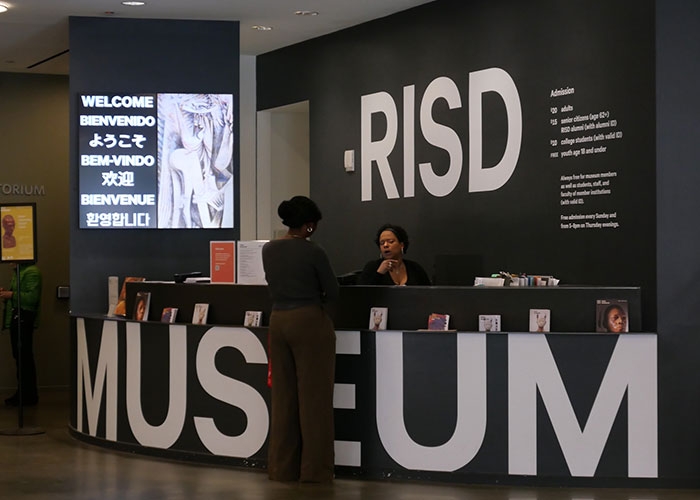 Lobby of RISD Museum