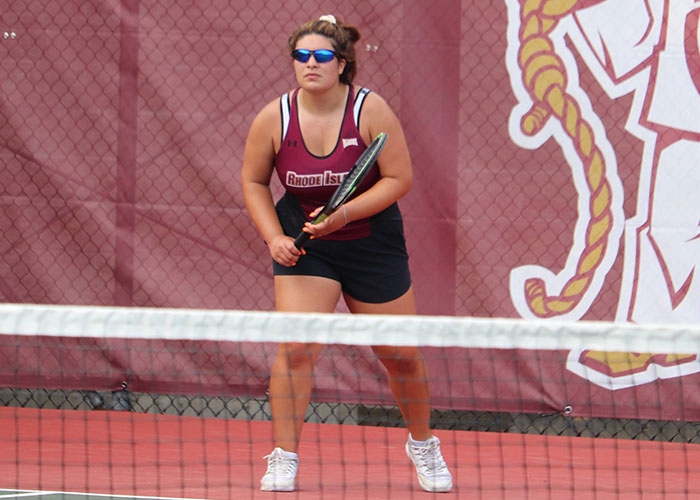 Lauren, the tennis star, playing tennis
