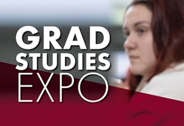 Grad Studies Expo promotional graphic