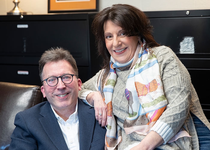 Bill Wilson and Angelica Vessella