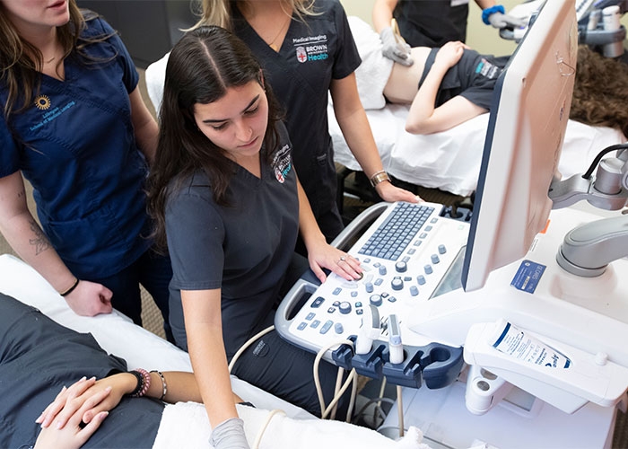 Sonography students
