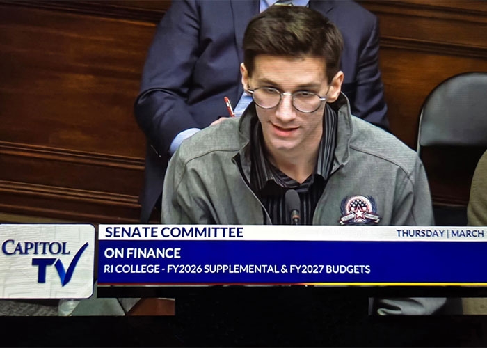 Dante DiGregorio at Senate Committee