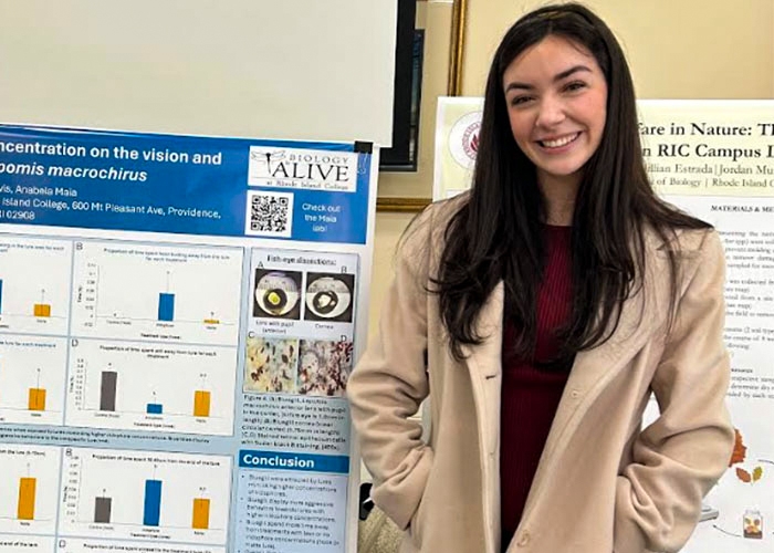 Ella Lewis Presents Research at RIC