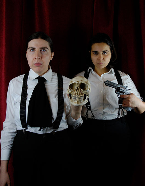 Laura Ann Peterson and Olivia Merritt Promoting BASTARDS