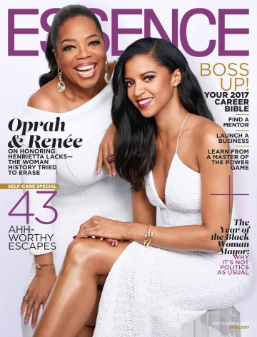 Essence Cover - Oprah and Renée Elise Goldsberry