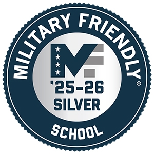 Military Friendly 25-26 Silver School logo