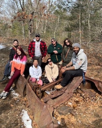 group hiking pic