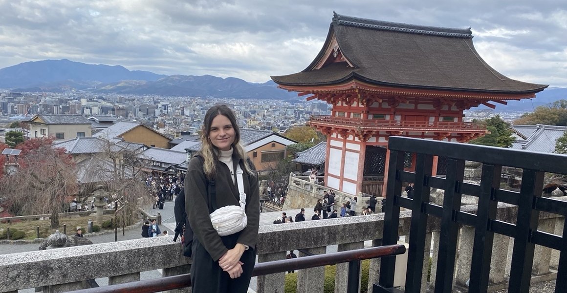 Lilah Clark in Kyoto, Japan