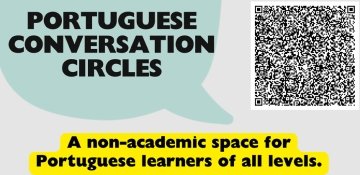 Conversation bubble with text Portuguese Conversation Circles