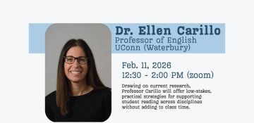 Dr. Ellen Carillo (UCONN) guest lecturer