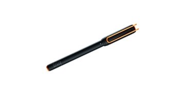Inq Smartpen sleek black pen with gold holder
