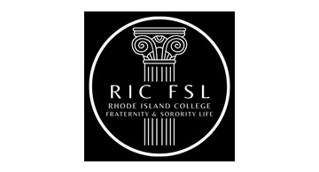 RIC Fraternity & Sorority Life Council logo, text with column icon