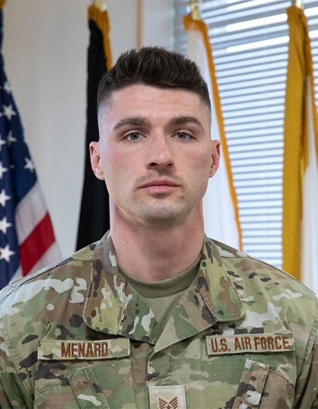 Jonathan Menard, Air National Guardsman, B.P.S. graduate