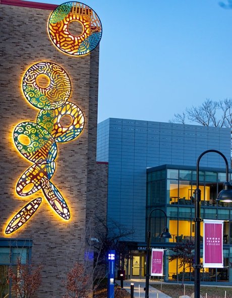 Full Circle Art Sculpture at Craig-Lee Hall 