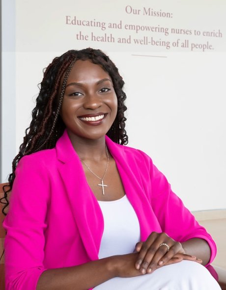 Victoria Gyamfi, a nursing graduate and Hope Scholar 