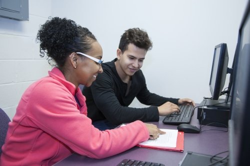 Nursing Students Working Together