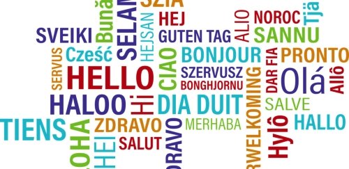 Hello in different languages