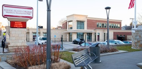 Exterior of RIC Workforce Hub building 