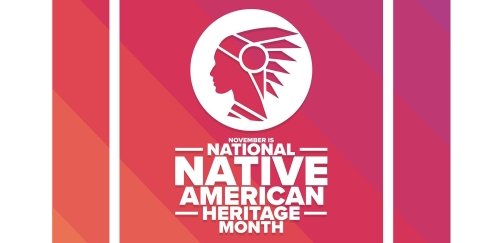 National Native American Heritage Month promotional graphic