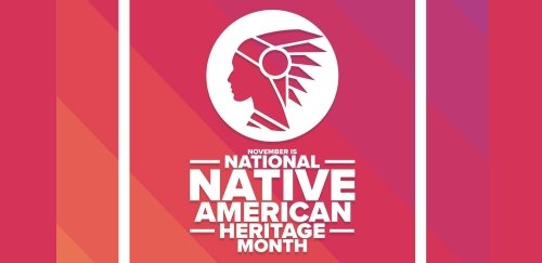 National Native American Heritage Month promotional graphic