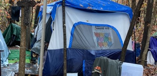 Homelessness -- a Tent