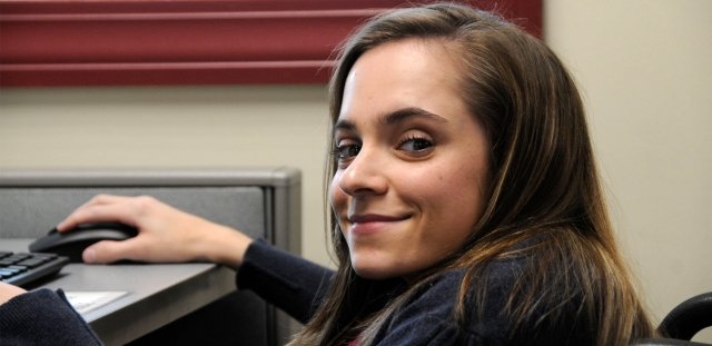 Faythann Fallon in Communication Dept