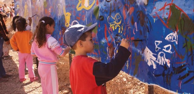 Children painting