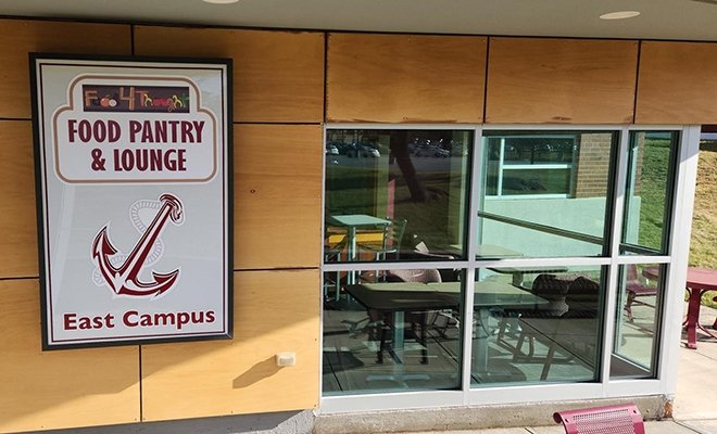 Exterior of the Learning 4 Life Food Pantry & Lounge