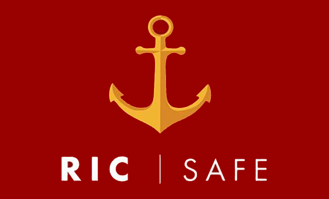 RIC Safe App logo with name and anchor