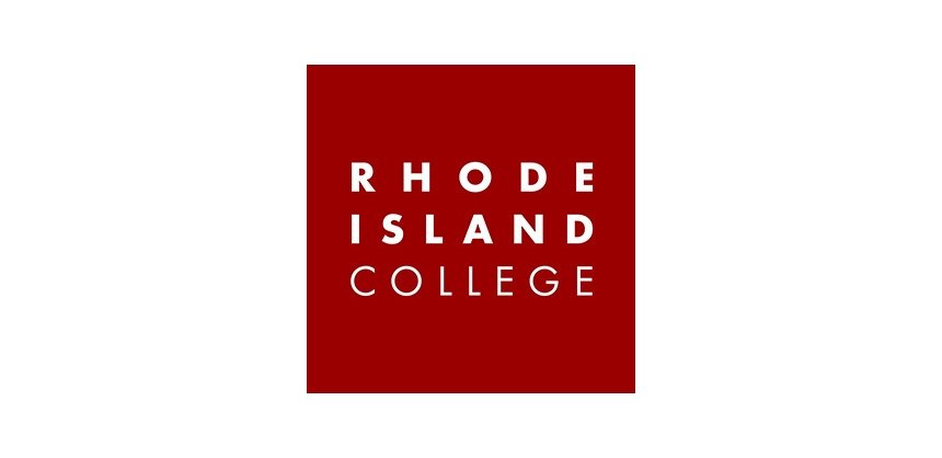 Rhode Island College burgundy logo