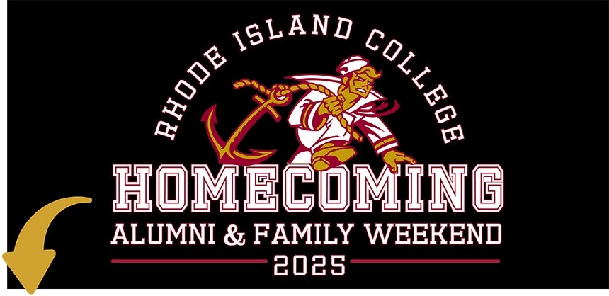 Homecoming Alumni & Family Weekend 2025 promotional graphic