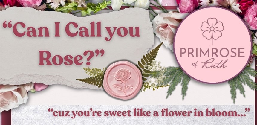 Can I Call You Rose event with florist Primrose & Ruth poster