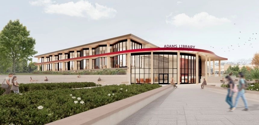Adams Library Student Success Center Rendering